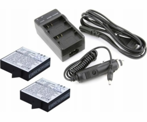 Cameron Sino Charger Kit + 2x baterie Az16-1 Xiaomi Yi 2