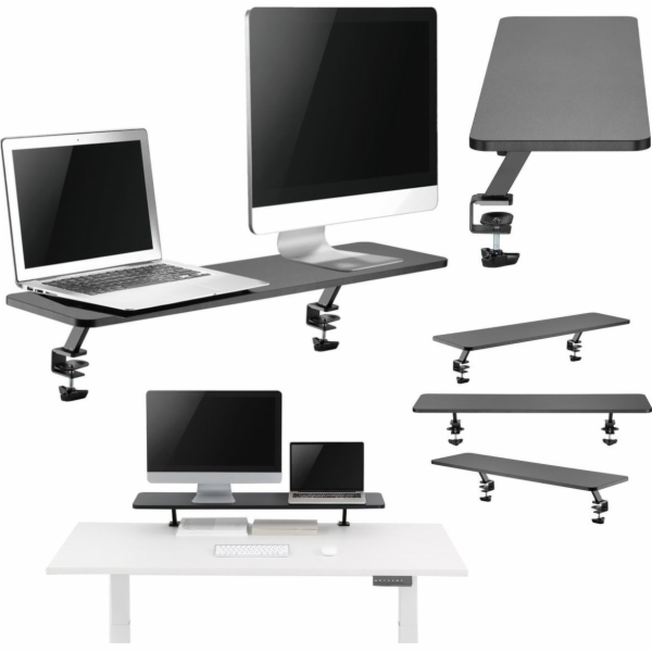 Stojan Mozos Clamp Dual Riser – černý