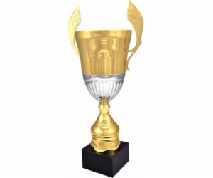Sportovní pohár Victoria kov zlato-stříbrný 4128D