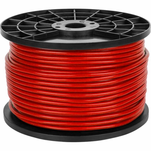 Kabel Azusa 6mm stereofonní mikrofonní kabel červený