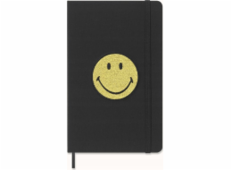 Zápisník Moleskine MOLESKINE L (13x21 cm), Smajlík, linkovaný, pevná vazba, 176 stran