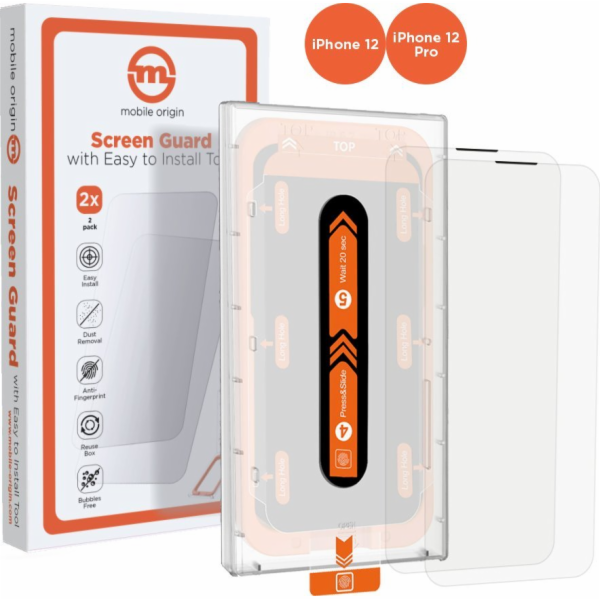 Ochrana obrazovky Mobile Origin iPhone 12 Pro / 12 (2 bal...
