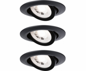 Paulmann sada LED svítidel 3x4,8W 450 lm 3000K 230V černá...