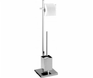Wenko Quadro WC sedátko set 72,5 x 23,5 cm sklo/ocel chro...