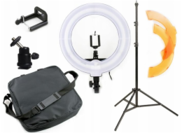 Kruhová lampa Massa 45W + 230cm stojan + difuzér / pro make-up