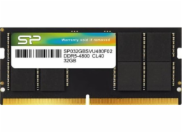 Paměť notebooku Silicon Power Silicon Power SP032GBSVU480F02 paměťový modul 32 GB 1 x 32 GB DDR5 4800 MHz korekce ECC