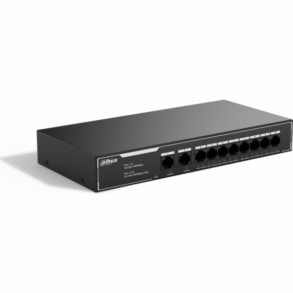 Switch Dahua Technology SWITCH POE SG1010LP 8-PORTOVÁ DAHUA