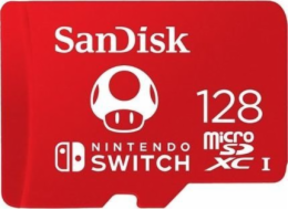 Karta SanDisk Nintendo Switch MicroSDXC 128 GB Class 10 UHS-I/U3 A1 V30 (SDSQXAO-128G-GNC)