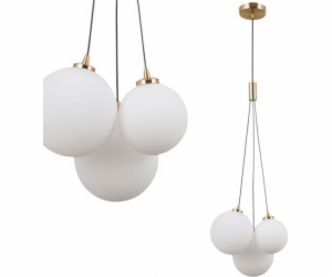 Závěsná lampa Italux Perlos loft závěsná lampa skleněné k...
