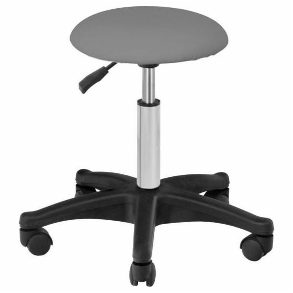 Activeshop Kosmetická taburetka AM-312 šedá univerzální