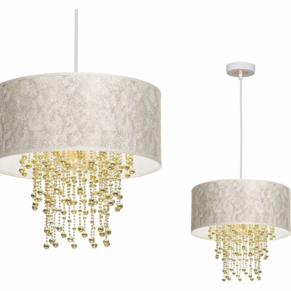 Závěsná lampa Milagro Glamour závěsná lampa LED Ready bíl...