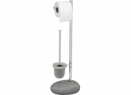 Wenko Pebble Stone držák na WC kartáč a váleček 70 cm ocel