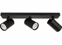 Stropní svítidlo Italux Stropní svítidlo LACONI SPL-2813-3B-BL Italux kovová FIXTURE nastavitelná bodová světla na černém pruhu