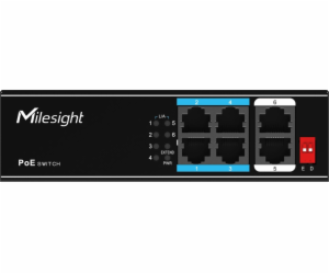 MILESIGHT Milesight MS-S0204-EL 4portový přepínač s PoE 6...