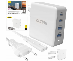 Dudao Charger Rychlá GaN 100W síťová nabíječka 2 x USB-C ...