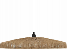 Atmosphera závěsná lampa BELLAMY jídelní stolní lampa, stínidlo z pletené juty, O 58 cm