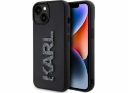 Karl Lagerfeld Karl Lagerfeld KLHCP15M3DMBKCK iPhone 15 Plus / 14 Plus 6.7 černý/černý pevný obal 3D gumové třpytivé logo