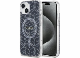 Guess Guess GUHMP15MHGCUSTGK iPhone 15 Plus / 14 Plus 6.7 černý/černý pevný obal IML GCube MagSafe