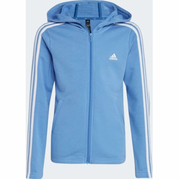 Mikina Adidas Dívčí mikina adidas 3 Stripes Full-Zip Hood...
