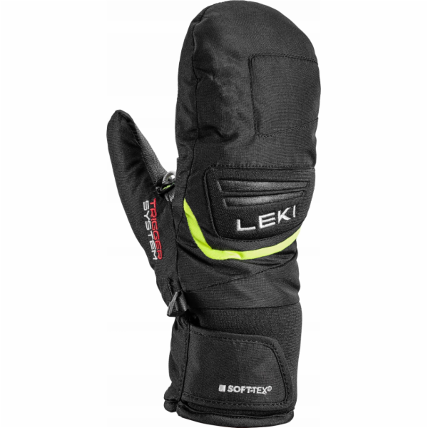 Leki LEKI GLOVES Griffin 3D Junior Mitt black/yellow 6.0