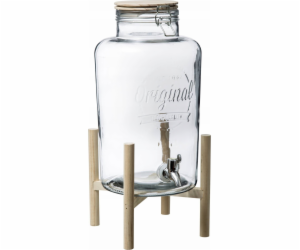 Secret de Gourmet Jar s kohoutkem, na stojánku, 8L, sklo
