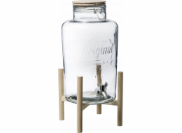 Secret de Gourmet Jar s kohoutkem, na stojánku, 8L, sklo