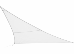 DLGTP Trojúhelníková terasová stínící plachta, 5 x 5 x 5 m, bílá