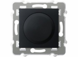 Ospel Univerzální stmívač Ospel Szafir LP-8ZL2/m/33 pro žárovkovou, halogenovou a LED zátěž, černá metalíza