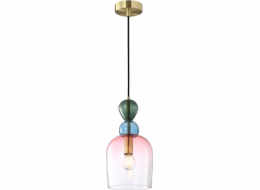 Italux Italux Manso PND-37462B-MC-GD závěsná lampa závěsná 1x40W E14 vícebarevná/zlatá