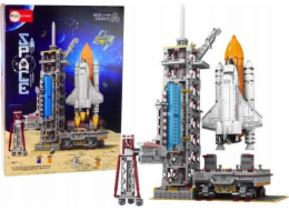 Stavebnice raketových satelitů vesmírné stanice LeanToys 4392 El