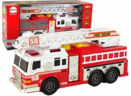 LeanToys Hasičský vůz Hasičský sbor Zvuky Svítí červeně