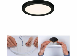 Paulmann stropní svítidlo Stropní svítidlo VariFit AREO LED 6,5W 500lm 3000K kulatá 118mm IP44 230V matná černá / plast