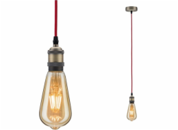 Paulmann Neordic Eldar závěsné svítidlo Závěsné svítidlo max. 1x20W E27Červený/Oxidovaný 230V Kov