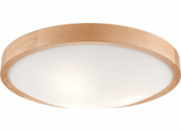 Stropní svítidlo Lamkur Dřevěné dubové stropní svítidlo LED 3bodové vypouklé 47cm