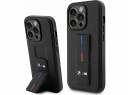 BMW Pouzdro BMW BMHCP14X22GSLK Apple iPhone 14 Pro Max černo/černé pevné pouzdro Grip Hot Stamp