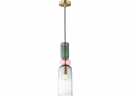 Italux Italux Manso PND-37462D-MC-GD závěsná lampa závěsná 1x40W E14 vícebarevná/zlatá