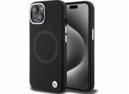 BMW BMW Signature Liquid Silicone MagSafe – pouzdro na iPhone 15 Plus (černé)