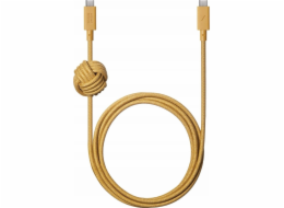 Kabel Native Union USB-C – USB-C 3m žlutý (ACABLE-C-KFT-NP)