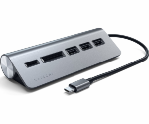 Satechi USB HUB 1x SD 1x microSD + 3x USB-A 3.0 (ST-TCHCRM)
