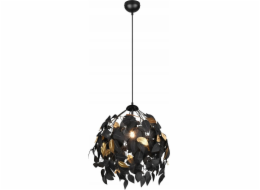 DELIGHT Trio Rl Leavy R10461932 závěsná lampa závěsná 1x28W E27 černá