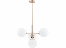 Závěsná lampa Alfa Volda Picolo, 4 žárovky, zlatá, 63089 Alfa