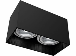 Stropní svítidlo Nowodvorski Plafon Nowodvorski Groove 9316 bodové stropní svítidlo 2X75W GU10 ES111 černé