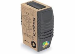 SortiBox odpadkový koš na segregaci černý (ISWB20S4-405U)