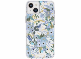 Puškový papír Clear MagSafe – pouzdro na iPhone 14 Plus (Garden Party Blue)