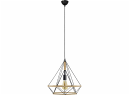 Závěsná lampa Mdeco Drátěná závěsná lampa ELM8802/1 ZWIS - 06 MDECO kovové LUMINAIRE průmyslové ZWIS loft černá