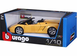 Bburago Bburago 18-12016 – Zlatá Collezione 1:18 Lamborghini Gallardo Spyder žlutá