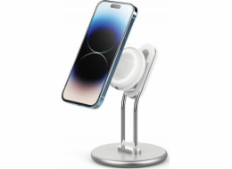 Stojan Beline SODI Stojan na telefon SIM-300 Silver/Silver MagSafe