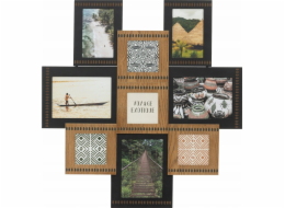 Atmosphera Multiframe na 9 fotografií PAULA, 57,5 x 60 cm