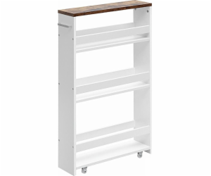 5five Úzký kuchyňský vozík na kolečkách SIMPLE, plast, 37...