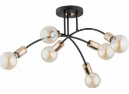 Alfac Alfa Lanti 60817 stropní svítidlo stropní svítidlo 6x60W E27 černá/jantarová